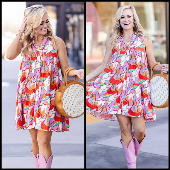 Red Dress Boutique Dresses & Skirts - EUC Red Dress Boutique In Your Dreams Pocket Mini Dress